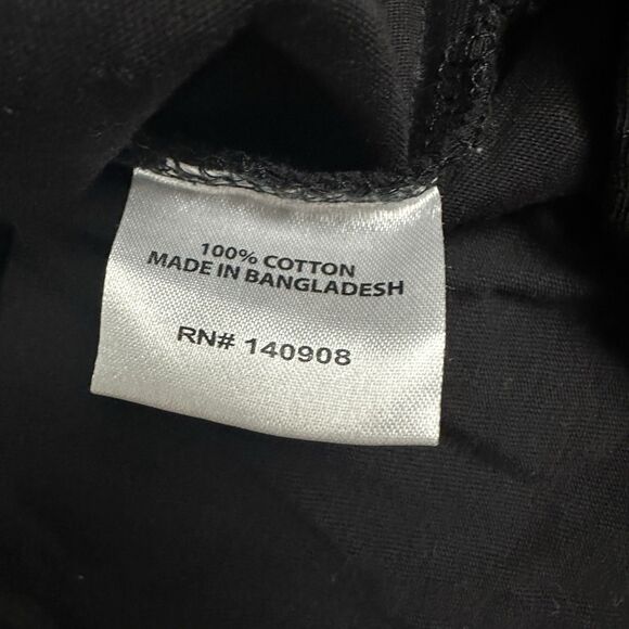 Switch Remarkable Retro Razor Cut T-Shirt Black Sz XL Gold Striped ~ Cotton - Picture 8 of 11